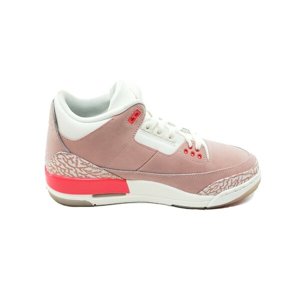 Nike Air Jordan 3 Retro Rust Pink CK9246-600 Crimson Cement Womens Size 39 US 8 - Picture 2 of 11